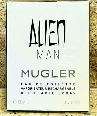 Alien Man by Thierry Mugler Eau De Toilette - 1.7 oz - Refillable Spray Sealed