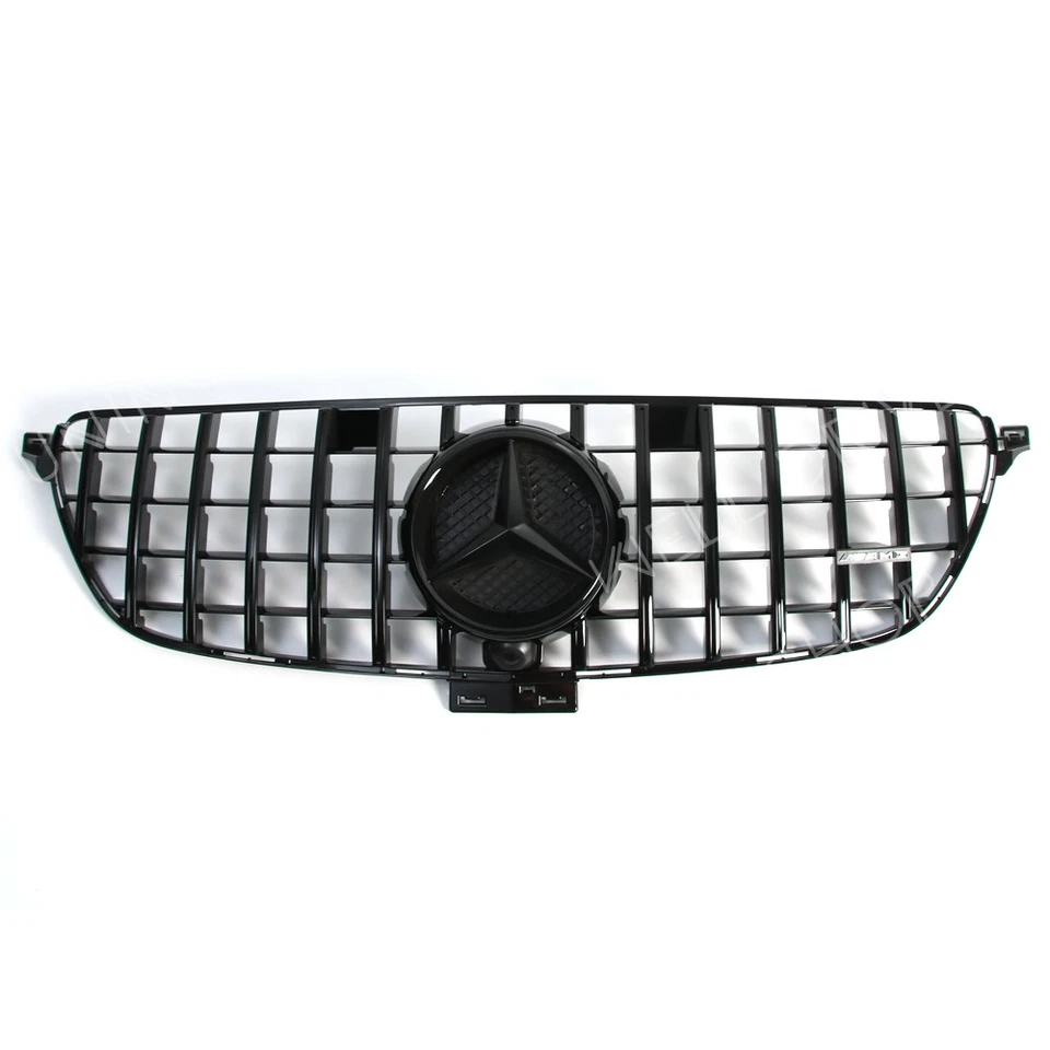 For Mercedes Benz GLE-Class 2016-19 W166 C292 GLE400 GLE500 GLE350 Black Grille Foto 2 de 4