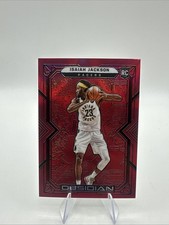 2021-22 Panini Obsidian - Isaiah Jackson #169 Electric Etch Red Flood (RC)
