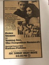 Young Joe The Forgotten Kennedy Movie Vtg Print Ad Peter Strauss TPA19