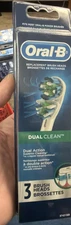 🪥 Oral-B Dual Clean Replacement Brush Heads 3-Pack 💙 Superior Cleaning