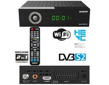 Edision picco S2 pro Full HD SAT Receiver mit WLAN schwarz