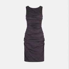 Dolce & Gabbana Vintage 90’s Grey Ruched Jersey Dress
