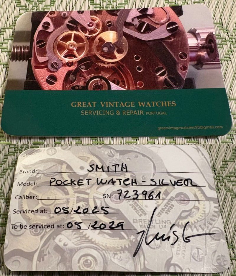 SMITHS 1943 Solid Silver Pocket Watch Denison Cas… - image 10