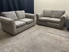 Grey 2 x 2 Seater Sofa Set DELIVERY AVAILABLE
