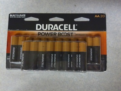 Duracell Coppertop AA Batteries with Power Boost  20PK BEST BY DATE 2037