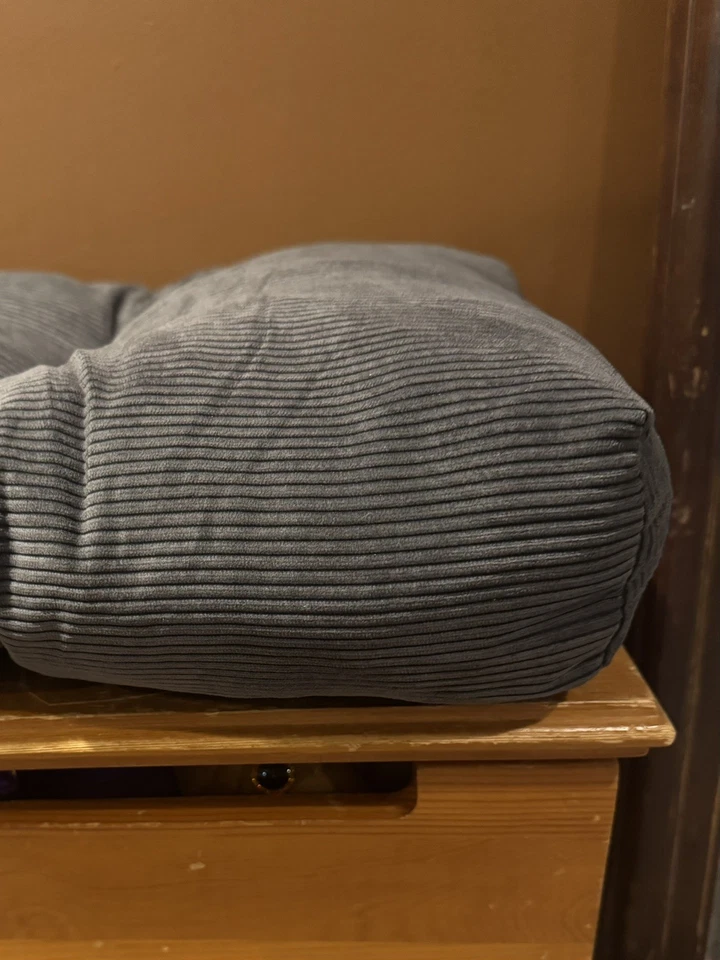 NEW Luxury SOFT Tufted Non-Slip Foam Bench Cushion 25"'x14" DARK GRAY 4" THICK! - Image 4 of 4