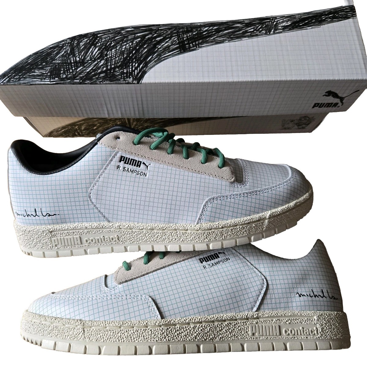 Puma Ralph Sampson x Michael Lau 70 Low Men's Sneaker Size White