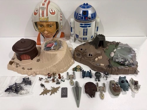 VTG Star Wars Micro Machines Galoob Playsets And Loose Figures LOT
