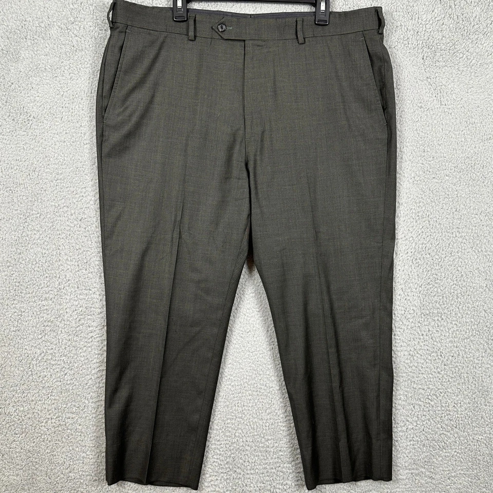 Brooks Brothers 1818 Regent Wool 2 Piece Blazer Pants Mens 48R 40X25 Gray Saxxon - Image 4 of 4