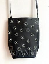 Ganni /Smiley black crossbody bag