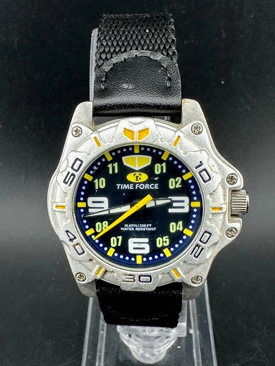 Time Force 4816 Mid-Size 33mm Quartz Dive Watch New Battery