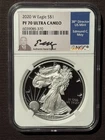 2020-W $1 SILVER AMERICAN EAGLE NGC PF70 signed Edmund C. Moy : 06764