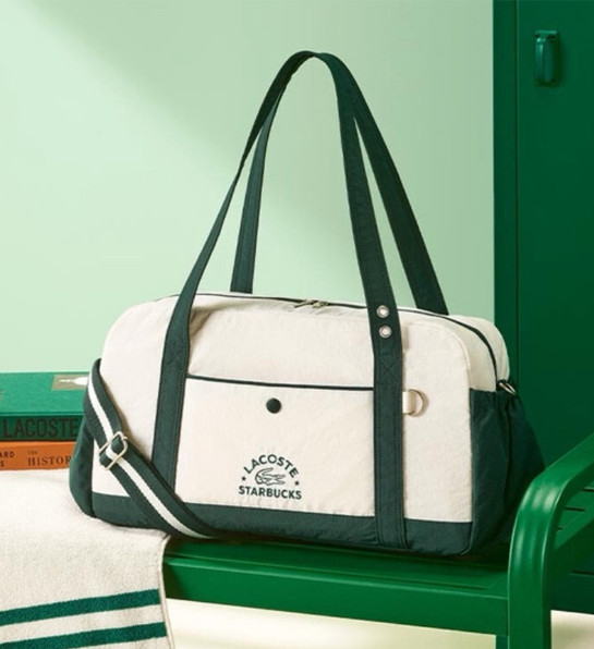 Starbucks Korea 2025 Lacoste Multiple Bag (Green New)