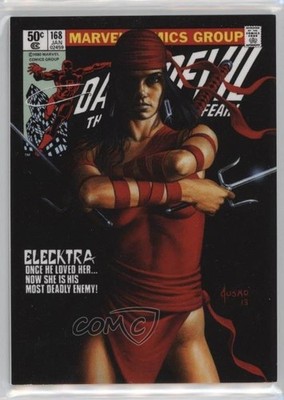 2016 Upper Deck Marvel Masterpieces Level 2 What If 141/999 Elektra #53 g1m