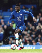 Chelsea FC Benoit Badiashile Autographed Signed 8x10 Photo COA #2