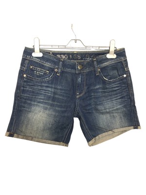 G-Star Damen Shorts Kurzehose New Reese Loose Wmn, Blau, W28