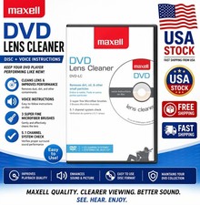 Maxell 190059 DVD Only Lens Cleaner, with Equipment Set Up and Enhancement