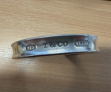 Tiffany & Co. Tiffany 1837 Signed 925 Sterling Silver Cuff Bracelet