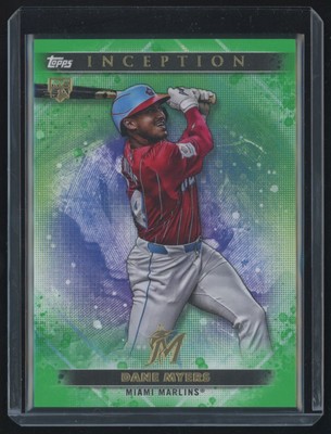 2024 Topps Inception Dane Myers RC Miami Marlins #40 Green SP