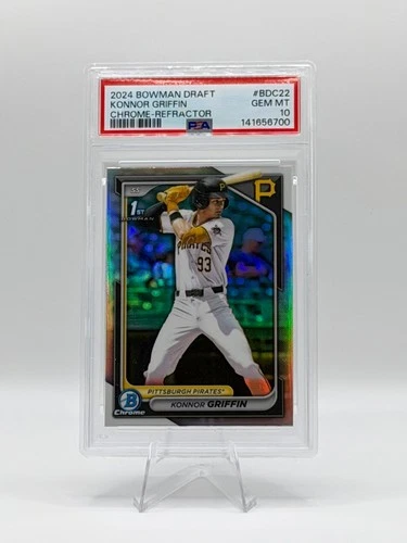 2024 Bowman Draft Konnor Griffin 1st Chrome Refractor PSA 10 #BDC-22