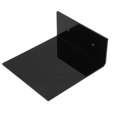 T- 2PCS Small Floating Shelves Acrylic Wall Mounted Mini Storage Shelf With