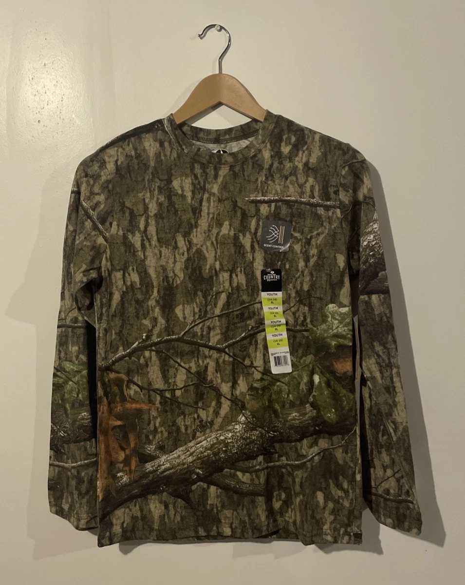 T-shirt Habit Homme Manches Longues – Camouflage, 2XL, Chasse Pêche Camping, Occasion