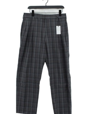 Paul Smith Herren Hose W 32 in Grau 100% Wolle Chino Neu Mit Etikett