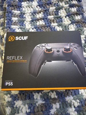 Scuf Reflex PRO Wireless Controller Black And Orange Sony PS5 Used 3X.