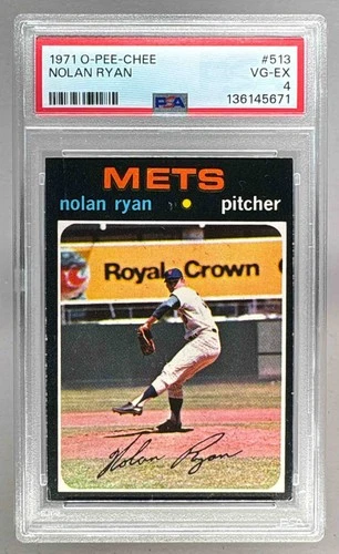 1971 O-Pee-Chee 513 Nolan Ryan PSA 4 OPC