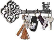 Image of Comfify Decorative Wall Mounted Cast Iron Key Holder Rack-Vintage Shape Rack