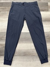 Greyson Montauk Jogger Men's 34 35x30 Blue/Grey Stretch Performance Golf FLAW