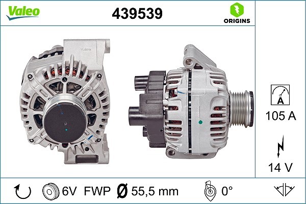 Valeo Generator U.A. FüR Fiat, Lancia, Opel, Vauxhall-image