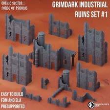 Grimdark Industrial Ruins