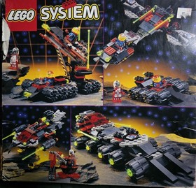 Vtg Lego Space Spyrius 6949 Robo-Guardian Robot PARTS ONLY 332pcs 1 Mini figure
