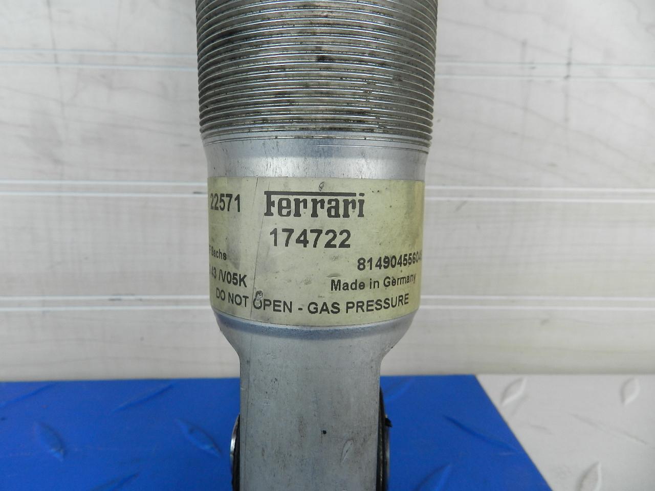 Ferrari 360 Spider Modena - OEM LH Front Shock Absorber Strut 174722 Bent Mounts