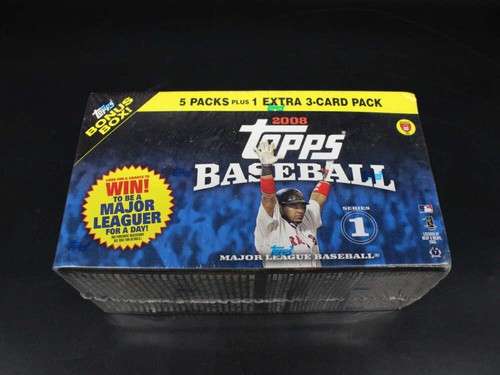 2008 Topps Baseball Sealed Bonus Box 5 Packs + Bonus Pack DN269