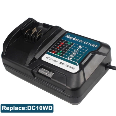 Battery Charger For Makita 10.8V 12V Li-ion BL1041B BL1021B BL1015 DC10WC