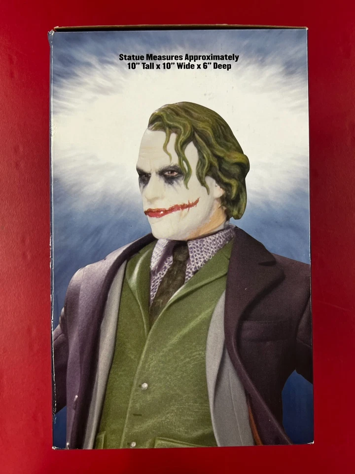 Estatua DC Direct El Caballero Oscuro El Guasón Edición Limitada 2726/6000 con Certificado de Autenticidad Foto 2 de 4