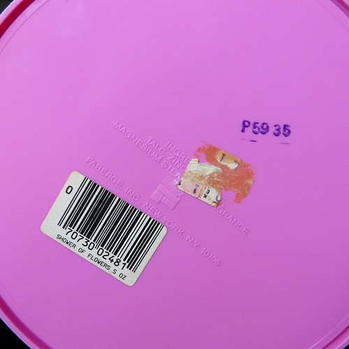 Sealed NOS Vintage Faberge Shower of Flowers Dusting Powder Deadstock 5 oz Pink - Picture 8 of 8