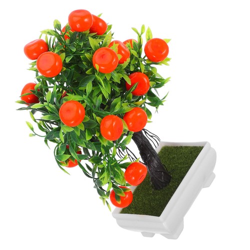Artificial Plant Pot Artificial Potted Fruit Tree Artificial Orange Tree - Picture 4 of 12