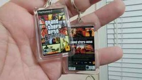 Playstation 2 PS2 Game Art Video Game Keychain | Chain | Pendent (Front & Back)