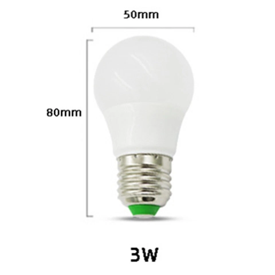 E27 E26 LED Light bulbs AC/DC 12V 24V 3W 7W LED Bulb for Indoor Landscape Yard - Image 4 of 4