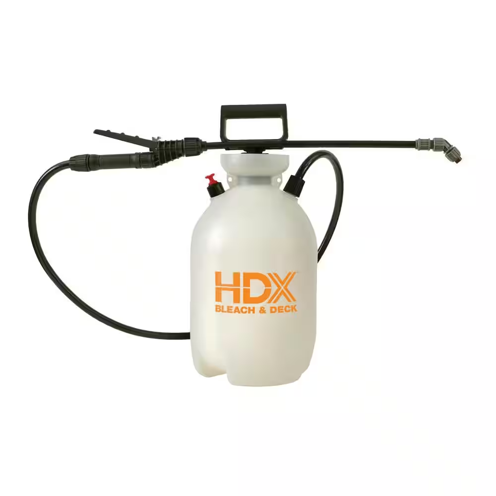 HDX Bleach and Deck Sprayer 2 gal Durable Kink-Resistant Hose