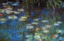 Claude Monet - Water Lillies Poster 17.5" x 11.5" Laminated