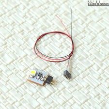 10 x pre-wired warm white 12V SMD LED building interior lighting wired connector