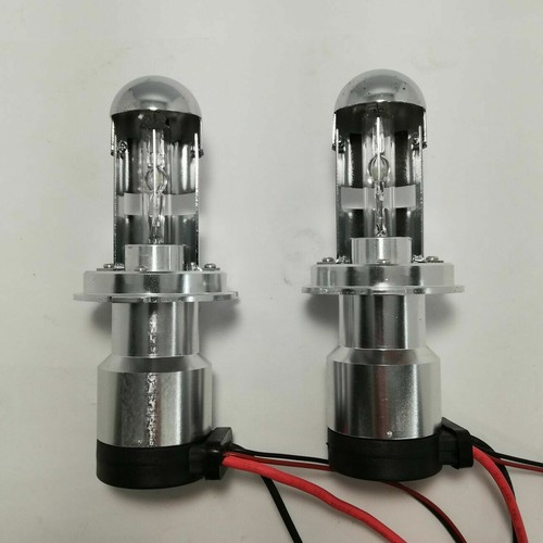 1pr. 5 3/4" 143mm H4 Hi/Lo Headlights Lights with premium grade JTX 35w HID Kit - Picture 10 of 12