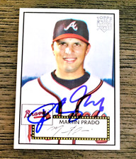MARTIN PRADO Signed 2006 Topps '52 Rookie #147 Atlanta Braves Card AUTO
