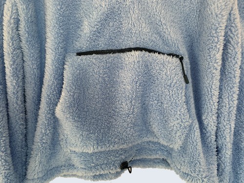 No Bo Women's Sweatshirt Rullover Color Light Blue Soft Warm Size L (11-13) - Picture 2 of 9