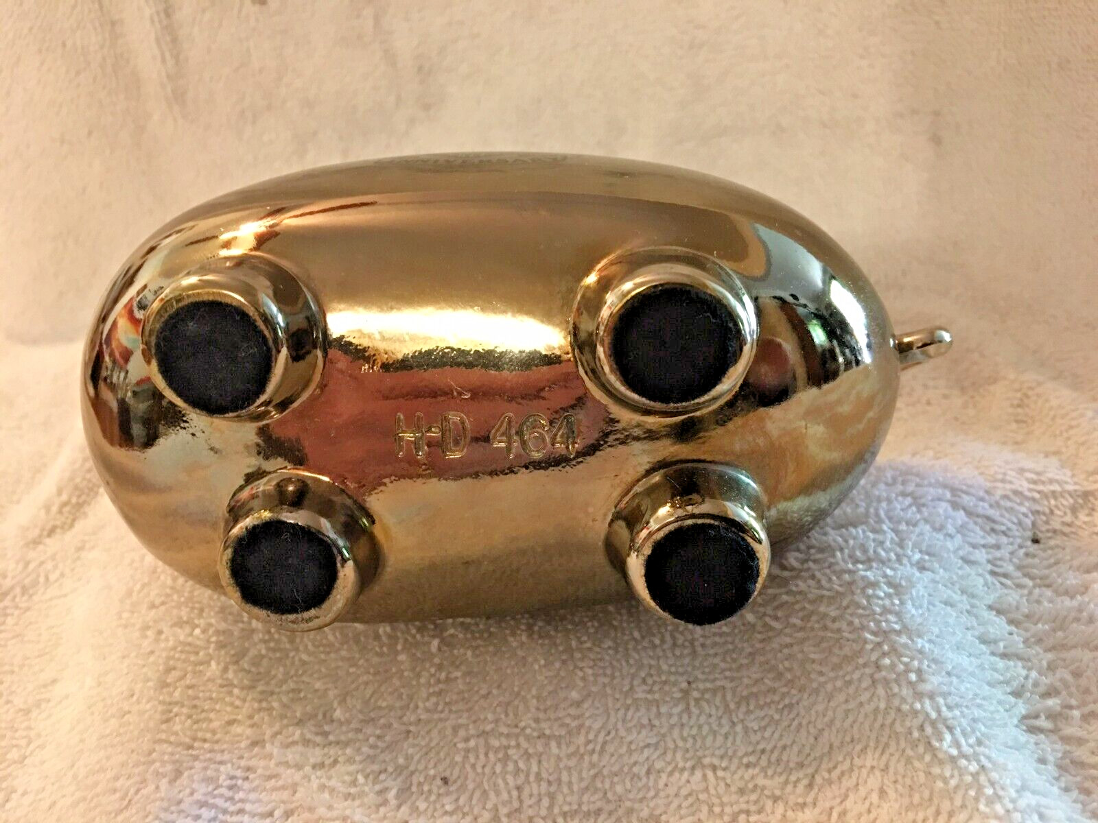 Vintage Harley Davidson 25th and 50th Anniversary Metal HOG Banks